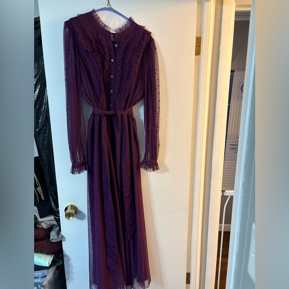 Boden size 20/22 tulle overlay dress